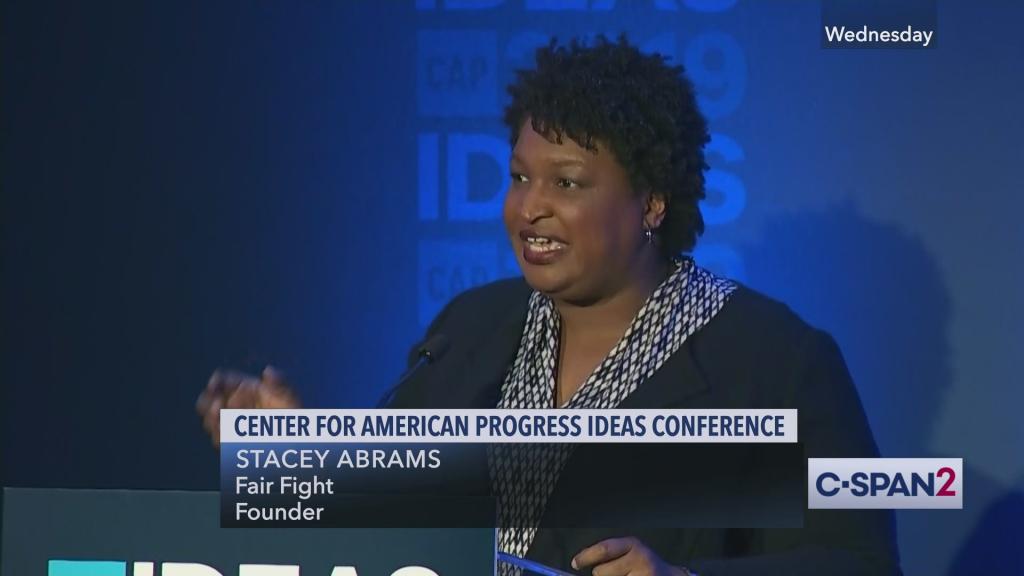 Stacey Abrams with Minority Leader and Lead from the Outside–and more!